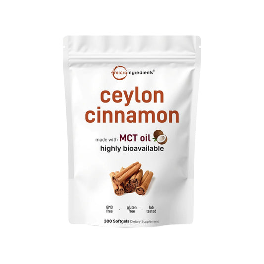 Capsules de Cannelle de Ceylan et Huile MCT- Complément Alimentaire en Gélules