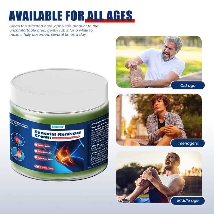 La crème anti-douleur Synovial Meniscus