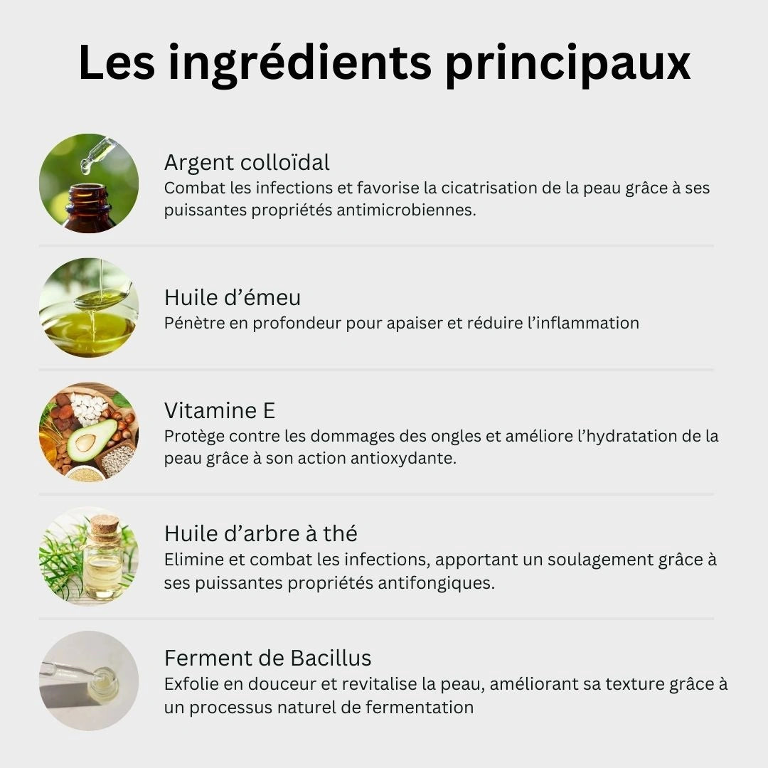 Gel contre les mycoses des ongles