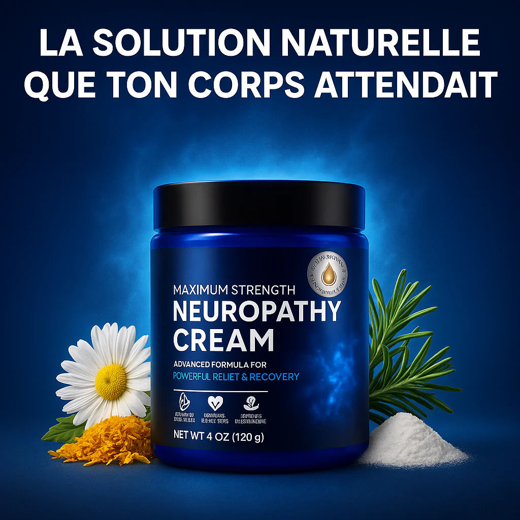 Crème Soulage neuropathe, Varice, Jambes lourde, Douleur et brulure aux pieds, Douleurs articulaire dés la première application