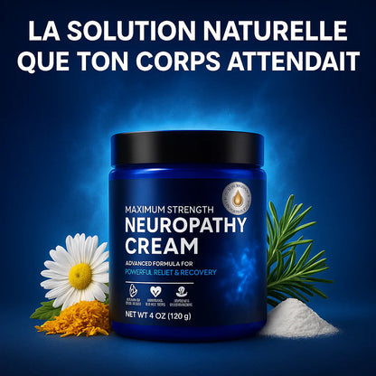 Crème Soulage neuropathe, Varice, Jambes lourde, Douleur et brulure aux pieds, Douleurs articulaire dés la première application