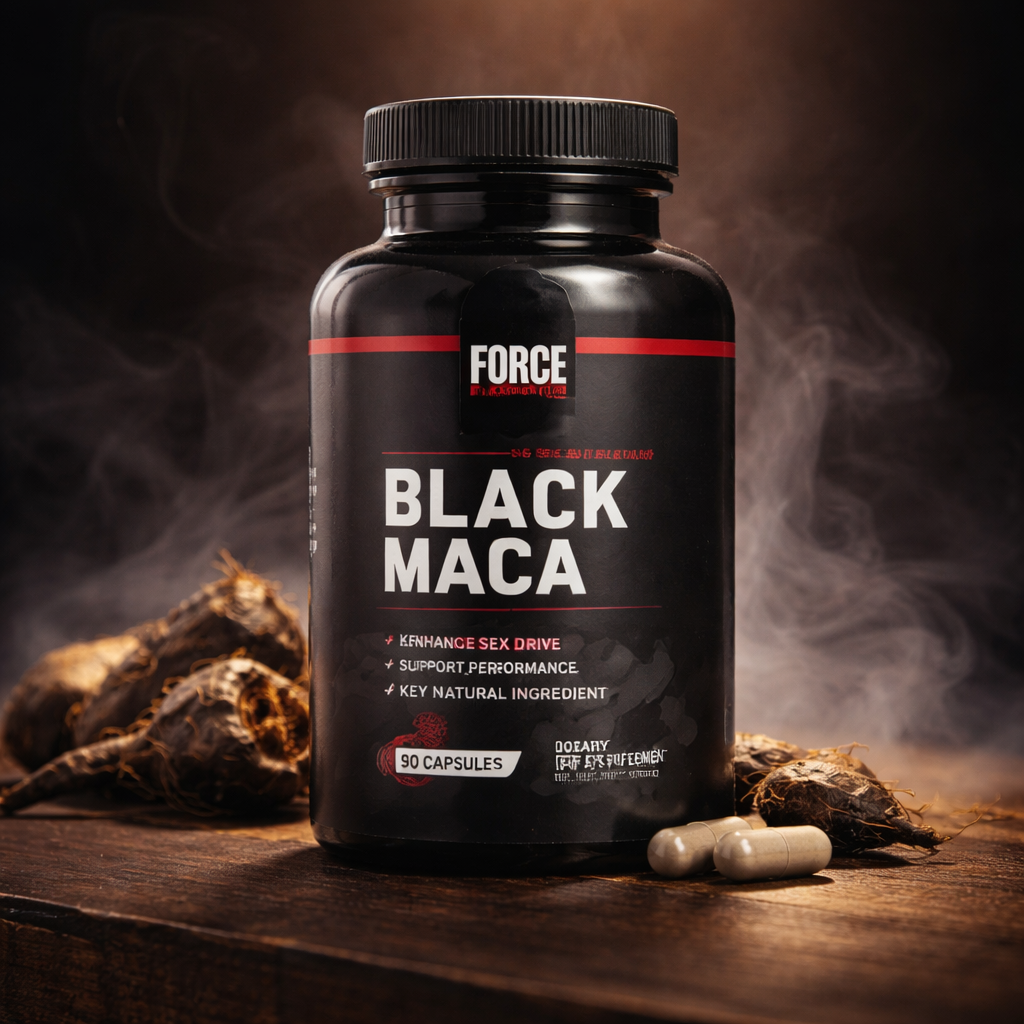 BLACK MACA COMPLEMENT ENERGETIQUE DE FORCE ET VITALITE MASCULINE