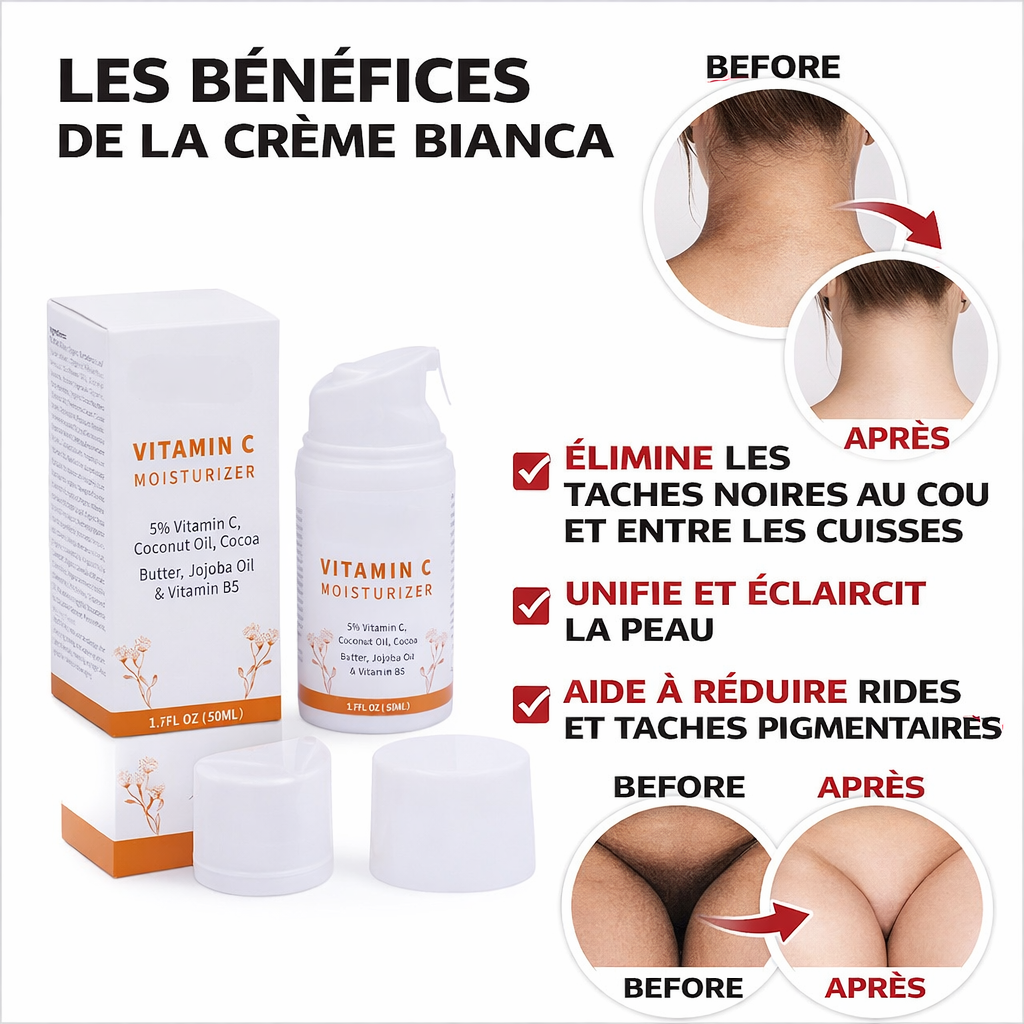 CREME BIANCA ANTITACHES NOIRES