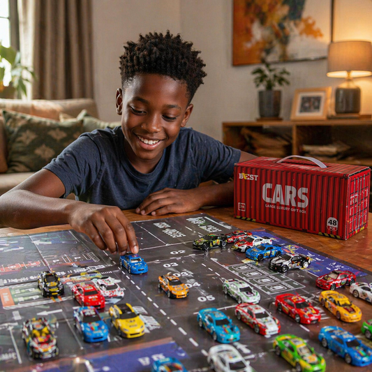 Collection de 60  vehicules sports pour enfant