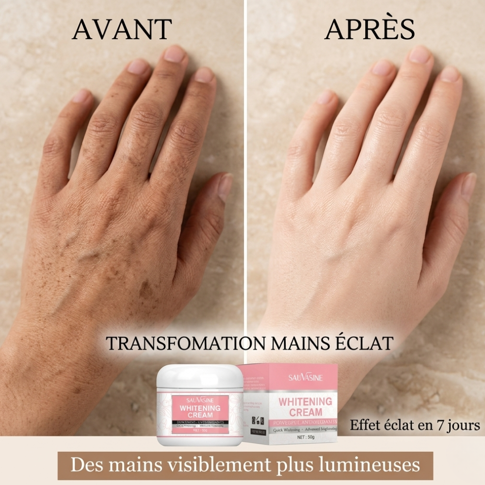 Crème corporelle éclaircissante à la vitamine C