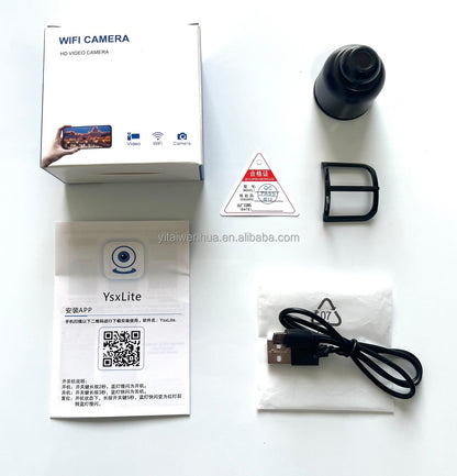 Caméra de sécurité intérieure WiFi X5 HD 1080P- AVEC MICRO POUR SAVOIR CE QUI SE PASSE EN VOTRE ABSENCE