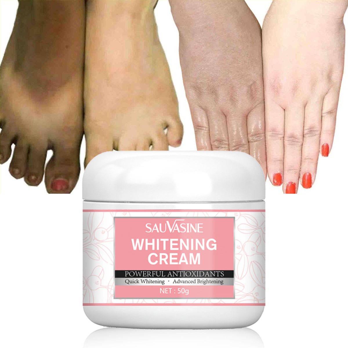 Crème corporelle éclaircissante à la vitamine C