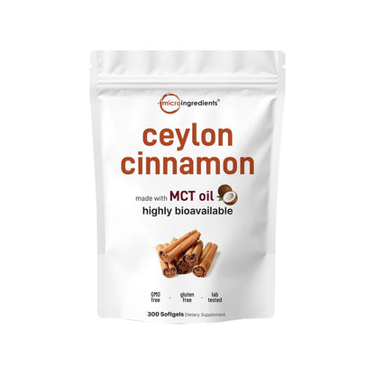 Capsules de Cannelle de Ceylan et Huile MCT- Complément Alimentaire en Gélules