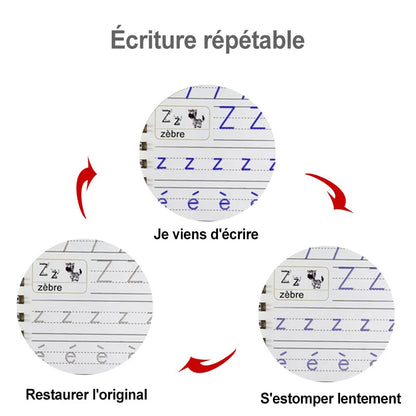 4 cahiers d'écriture magiques 3 ans et plus