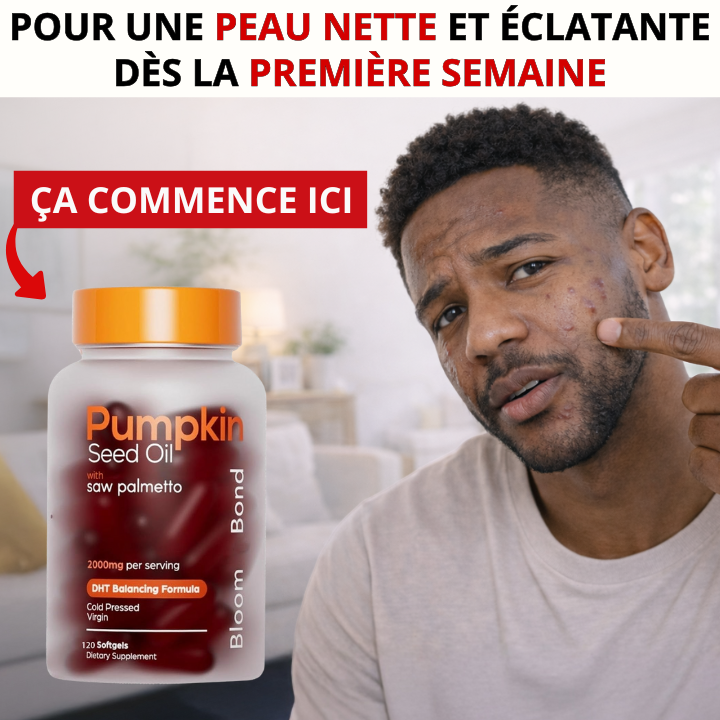 Gélules d'huile de pépins courge